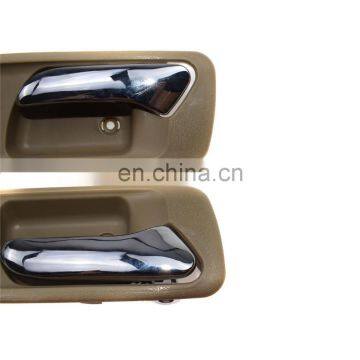 Front Pair Beige Interior Door Handles For 1998-2002 Honda Accord Sedan Odyssey