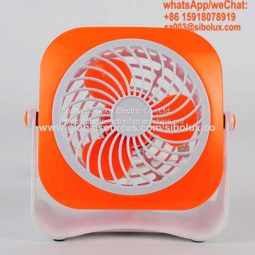 4 inch mini portable USB li-ion rechargeable fan/4