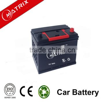 Hot sale 60ah 12V car battery low price