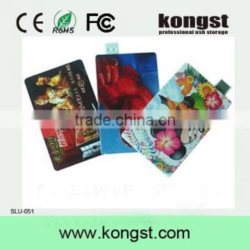 Kongst business card case usb 2.0 plastic card usb printable