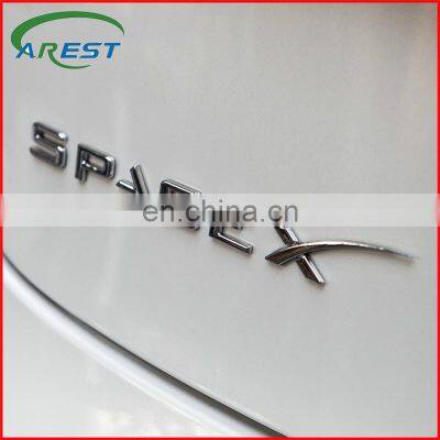 For Tesla Model 3 Y Tail Letter Label Model Y Model3 Accessories For Tesla Model S model three Letter Stickers Space X Sticker