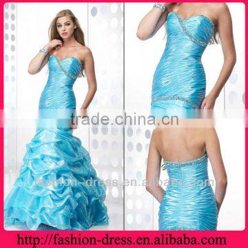 Charming Sweetheart Ruffles Skirt Mermaid Prom Dress