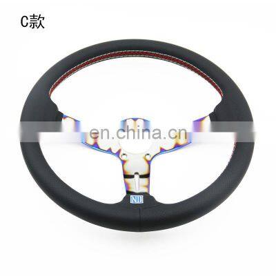 XT Steering Wheel, Racing 14 inch 350MM TItanium Steering Wheel