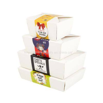 Custom printed kraft paper food boxes wholesale