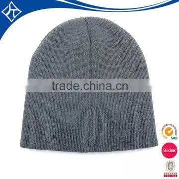 Cheap blank beanie knitted hat