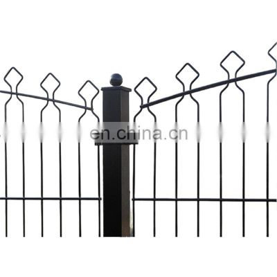 Hot sale low price High qualityphilippines gates and fences Heat Treated Fencing, Trellis & Gates double wire mesh fence with sl