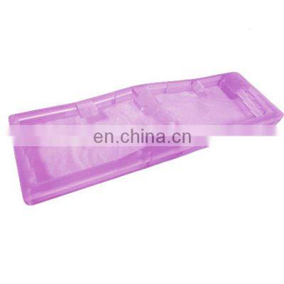 Custom cnc machining dyed purple polycarbonate/PC prototype polycarbonate parts cnc manufacturer