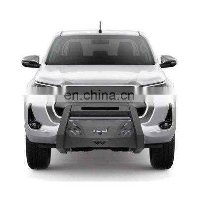 Wholesale Custom Logo 4x4 Steel Bull Bar Front Bumper Guard for Toyota Hilux Revo Rocco 2015-2021