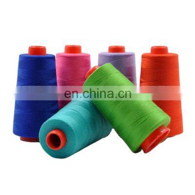 professional supplier high tenacity quality 3000yds 30s/3 recycle sewing thread