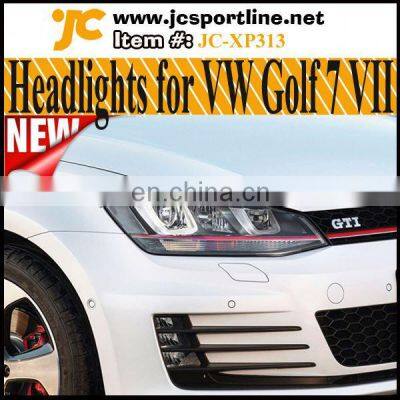 High Power Plastic Headlight Lamps For Volkswagen VW Golf 7 VII MK7 GTI Style photo-2