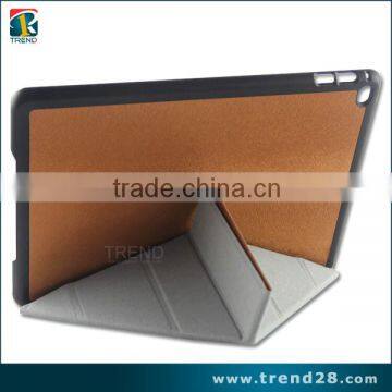 wholesales portable folding leather case for ipad Air2 tablet