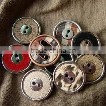 fashion fabric button