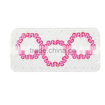 PVC Suction Cup Anti Slip Shower Bathroom mat