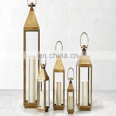 stainless steel copper plated lantern