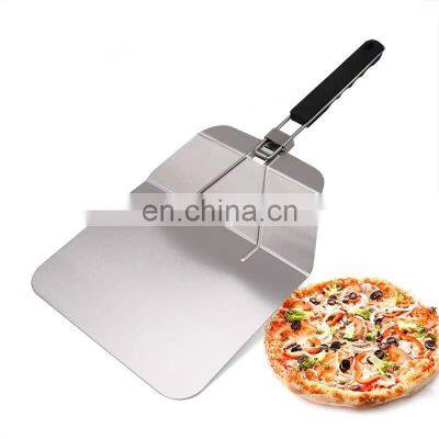 Cost Effective Professional Long Handle Cake Stainless Steel Folding Pizza Shovel