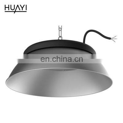 HUAYI Factory Price Grey Color Waterproof PC Aluminum Stadium 100W 150W 200W LED High Baylight