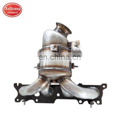 XUGUANG  direct fit high quality three way catalytic converter for Peugeot 408 2.0 with manifold