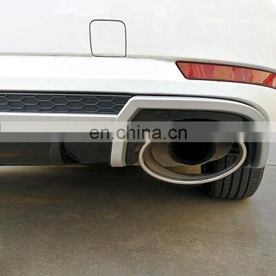 RS4 Whole Sale Car Diffuser Fit for Audi A4 Sports Version Refit to RS4 Style Rear Bumper Diffuser With Tailpipe 2017-2019 photo-5