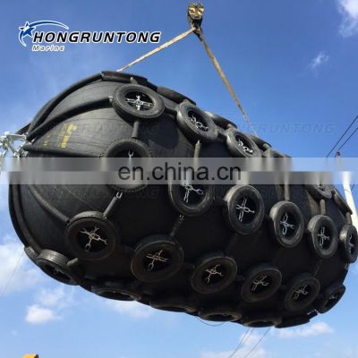 4.5 M Diameter 50kPa iso17357 standard inflatable Yokohama Pneumatic Rubber Fender for Port Docks