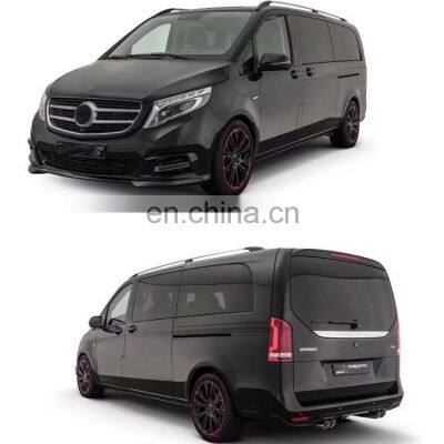 Superior Quality For Brabus Style Mercedes-Benz 2021 V-class Vito W447 V250 V260 Body Kit Front Rear Lip Tailpipe.