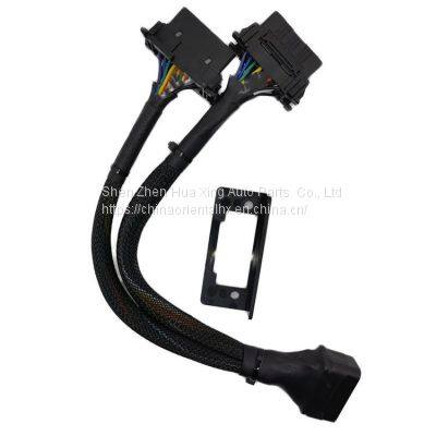 OBD 16pin male to 2 x OBD 16pin female Y splitter cable OBDII Extension cable Truck Vehicle Diagnostic Cable