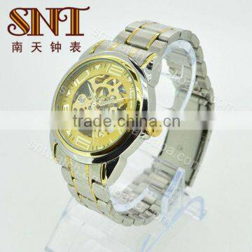 SNT-ME002B classical mechanical watch chinese mechanical skeleton watch