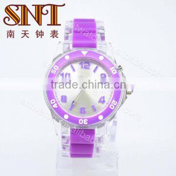 Hot sale plastic watch multifunction watch for ladies