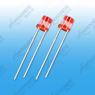 JOMHYM Factory Direct Sales Competitive Prices Wholesale Monochrome 3MM Flat DIP LED with RoHS Certification