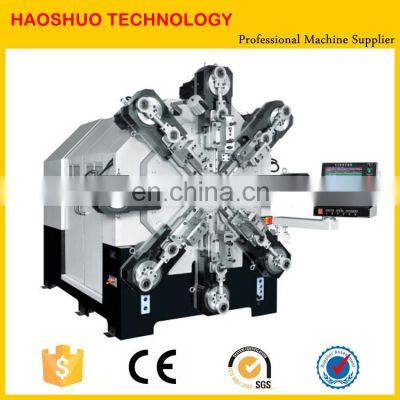 Automatic 12 Axis CNC Wire Spring Roll Forming Machine