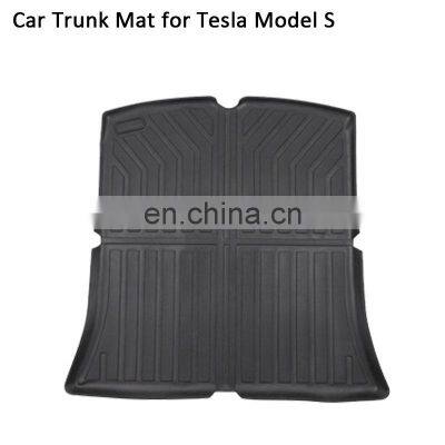 Factory Supply Ecofriendly Waterproof Customized Injection Mould TPE Car Trunk Floor Mat Fit for Tes la MODEL S photo-4