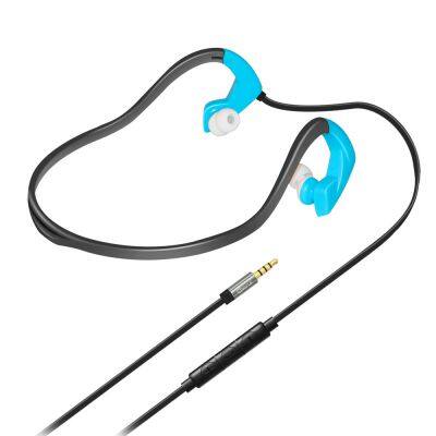 Wired Sweatproof Earhook In Ear Sport Headphones Neckband Earphone With Microphone for Running Jogging photo-2