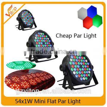 2016 DJ nightclub equipment stage par light 54pcs*1watt dj equipment par light