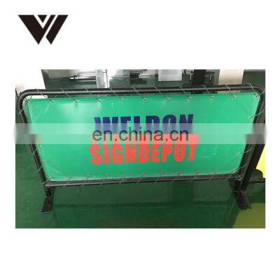 WELDON Hot Sale Cafe Breeze Barriers /Wind/advertising Barrier With Banner for Advertising photo-2