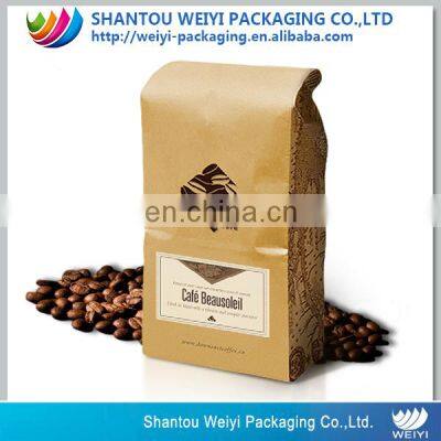 Custom Packaging Stand up Pouch 10kg Kraft Paper Packaging Coffee Bag photo-3