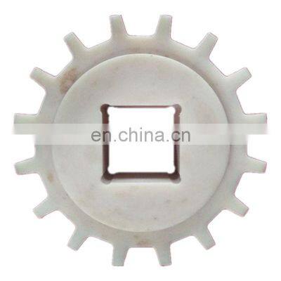 Cream-colored Small Diameter Internal Pa 6 Plastic Nylon Spur Gear