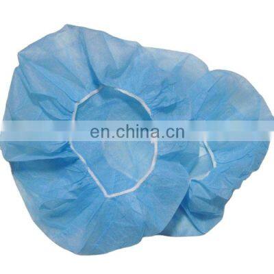 Disposable Non-Woven Bouffant Round Cap For Lab and Surgical