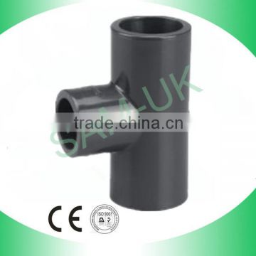 new material pvc sch80 smooth reducing tee