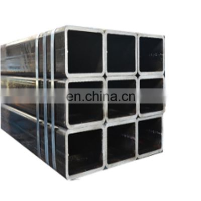 Mild Carbon Ms Iron Tubes Cheap Price Erw Black Square Pipe Welded Galvanized Square Steel Pipes