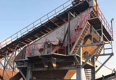 Double Deck Rotary Vibrating Screen Plant Used For Gold Ore