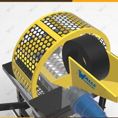 Walle Industry Truck Tire Recycling Machine Truck Car Tire Recycling Equipment