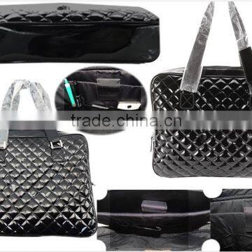 Bright Leather Lozenge Bag Wholesale Quilt Tote Bag photo-2