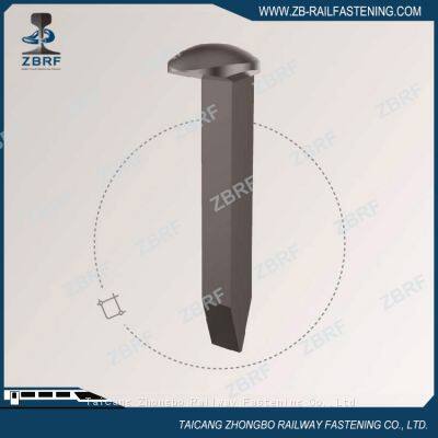 Rail track spike with AREMA standard