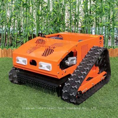 Brushless Remote Control Crawler Weed Mower (VTC550-90 With Snow Plough) photo-2