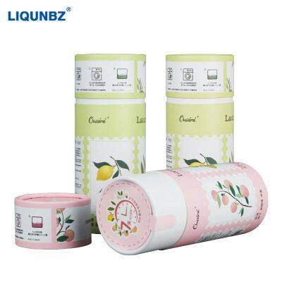 High Grade Cosmetics Round Paper Can Shockproof and Pressure Proof Printing Logo Perfume Paper Cylinder Cover Cylinder Packaging Box photo-2