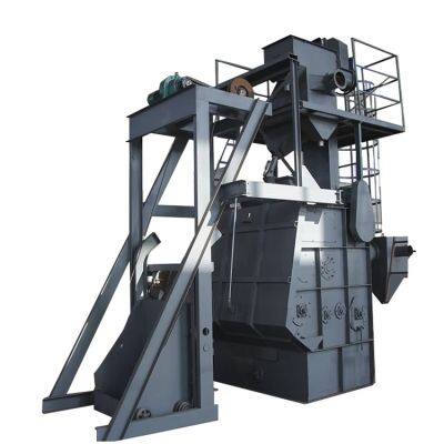 China Hot Sale Automatic Steel Dust Collector Crawler Tumble Belt Shot Blast Cleaning Machine for Cleaning Steel Pipe