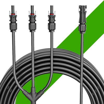 Solar 1500V DC Smart branch wire 3 in 1 cable harness