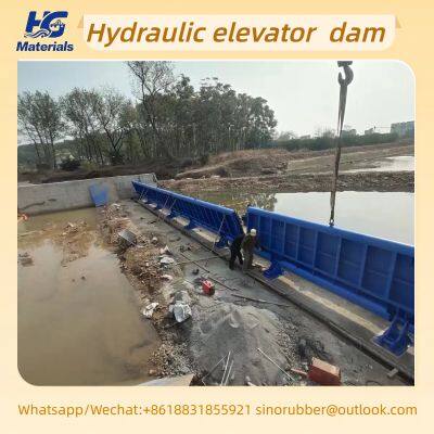 Rubber-Material Hydraulic Elevator Dam for Superior Durability in Construction Industry Applications
