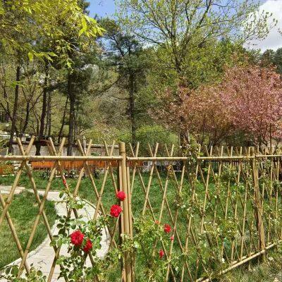 Easy-to-Install Imitation Bamboo Guardrail Compatible With Various Railing Systems and Accessories