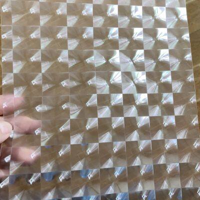 3D Lenticular Visual Display Lens Effect Finishing  Laminate Film for Paper Laminating and Packaging