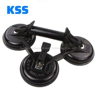 Double Handle ABS Plastic SOVE Brand Glass Suction Cups 2 Heads Adjustable Pneumatic Parts Tile Window Door Vacuum Fitting
